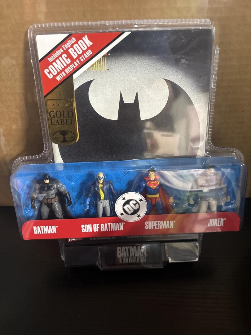 McFARLANE Batman Dark Knight Returns 4-Pack Gold Label Collection New