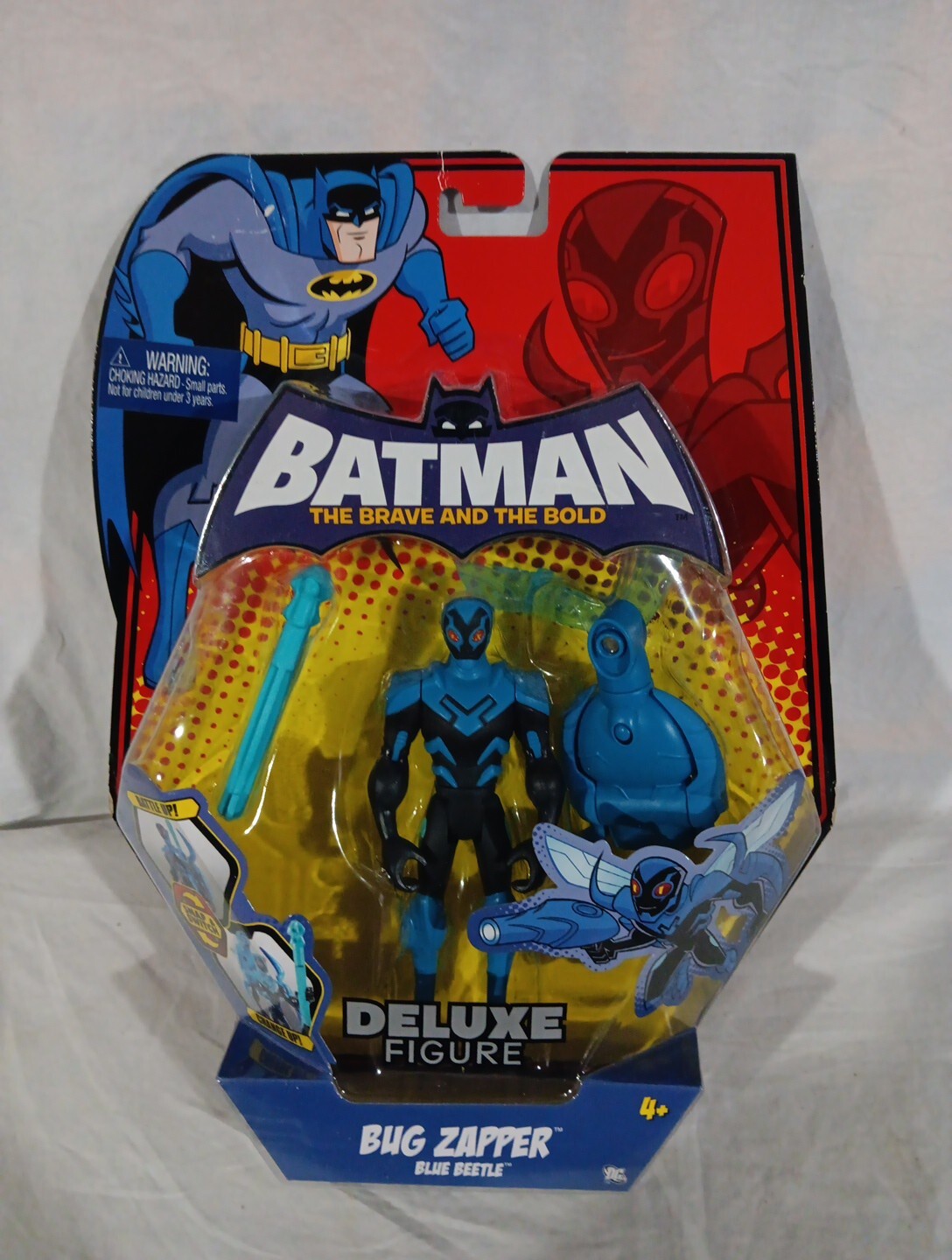 Batman The Brave and the Bold Deluxe Bug Zapper Blue Beetle Action Figure