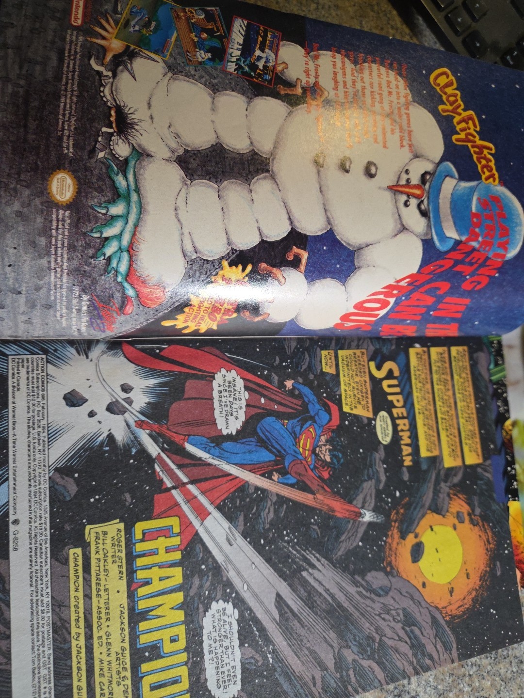 Superman in Action Comics. # 696 (1994 DC Comics) The Champion Of Space,