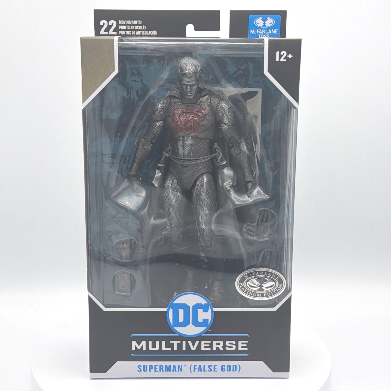McFarlane DC Multiverse Superman False God Platinum Edition 7&Prime; Figure NIB