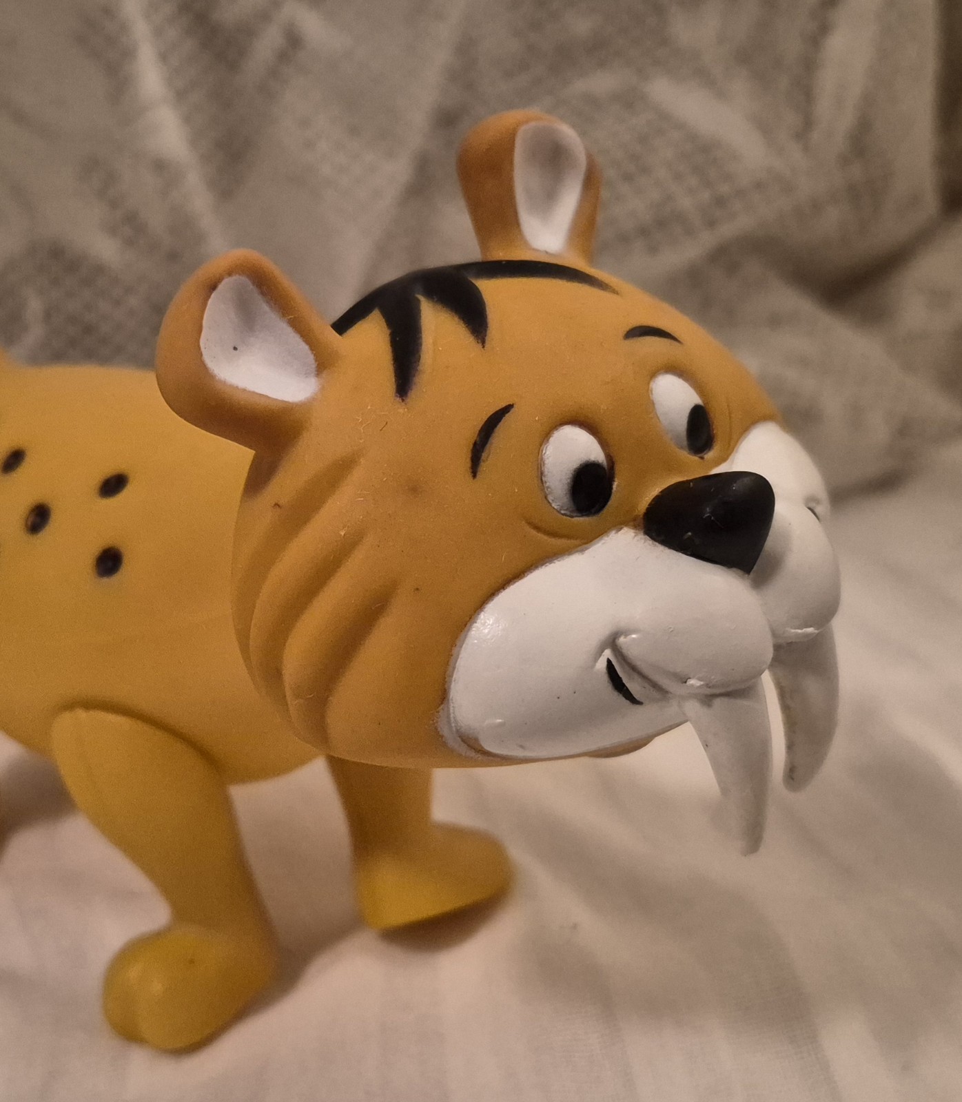 Rare Vintage 1971 Flintstones Hanna Barbera &lsquo;Baby Puss&rsquo; Tiger Toy by Dakin