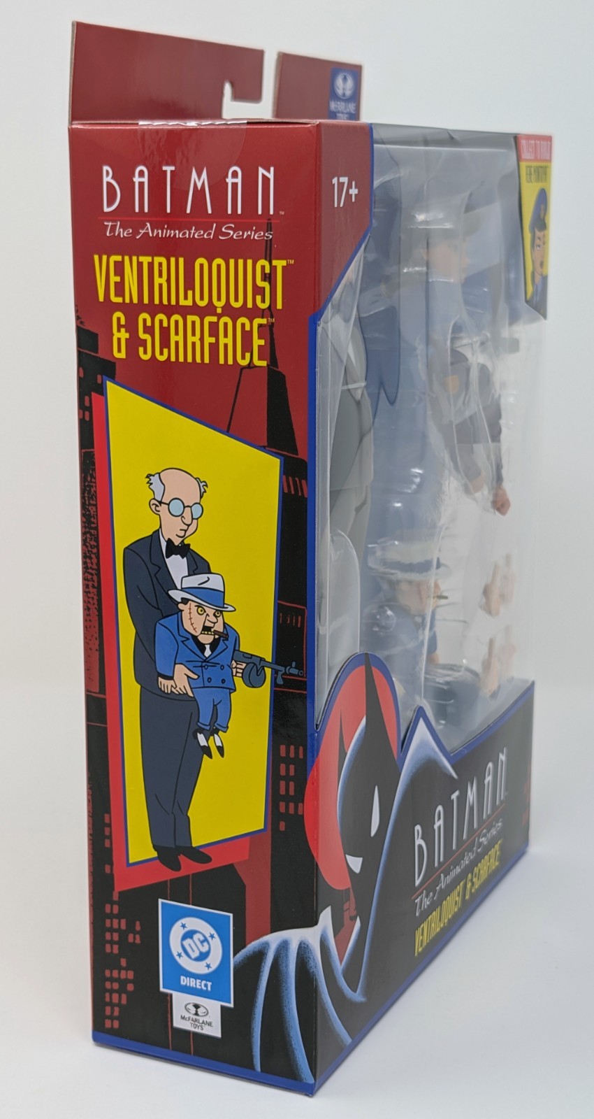 McFarlane Batman Animated Series BTAS VENTAILOQUIST & SCARFACE BAF Rene Montoya