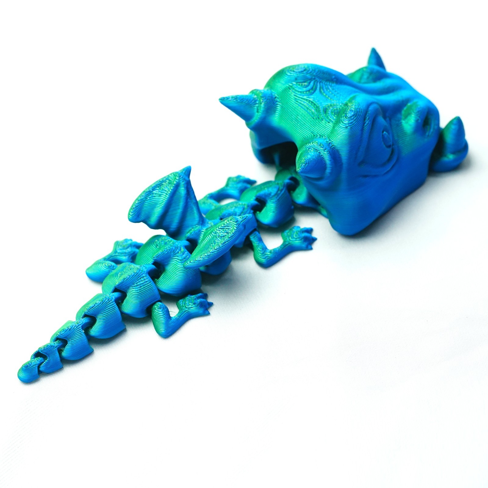 6inch 3D Printed Dragon Model,Articulated Animals figure,Fidget Toys Home Decor