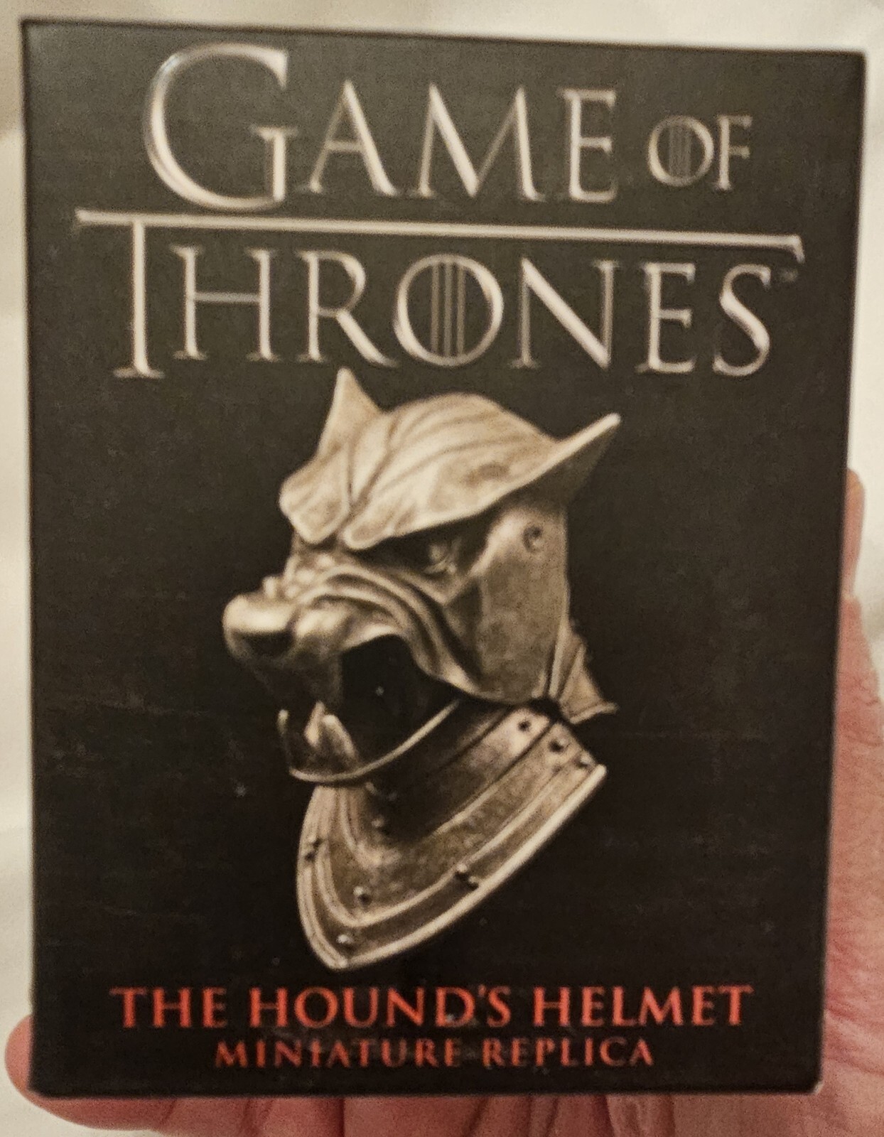 Game of Thrones 3½ » Hound&rsquo;s Helmet W/ hinged jaw & Westeros Map NEW UNOPENED BOX