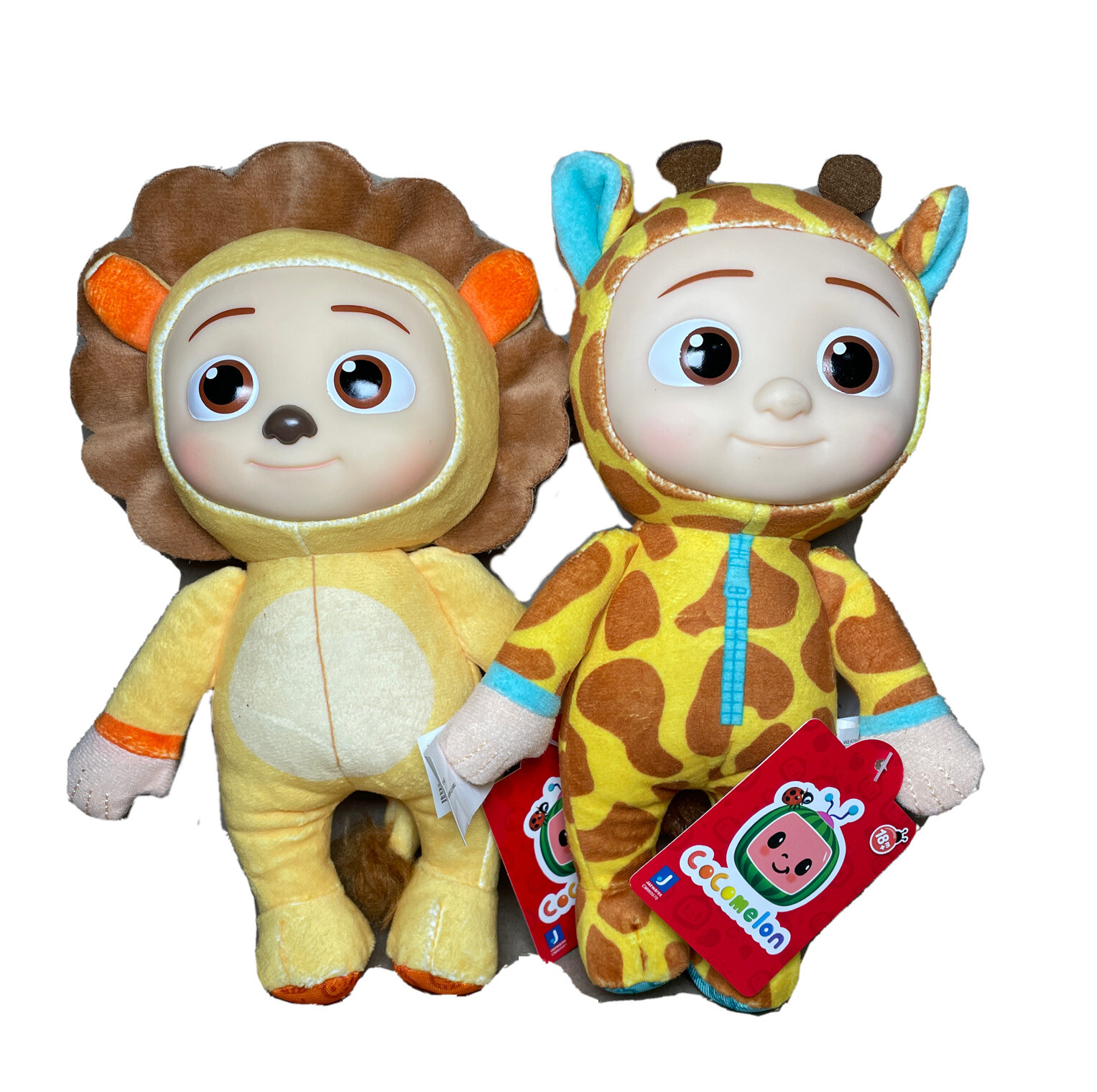 Cocomelon JJ Lion & Giraffe 8&Prime; Plush Doll