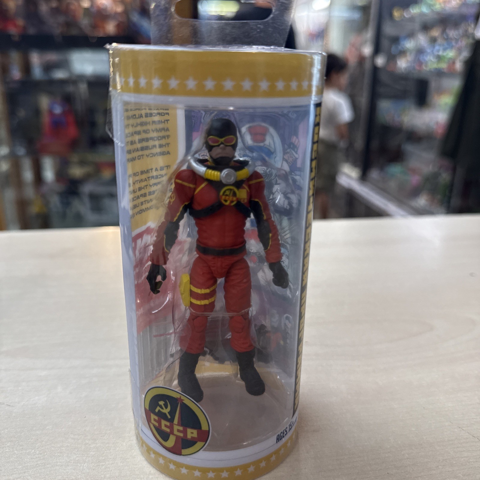 RUSSIAN SPACE AGENCY United States Space Force Amazo Toys 4&Prime; 1:18 figure eagle