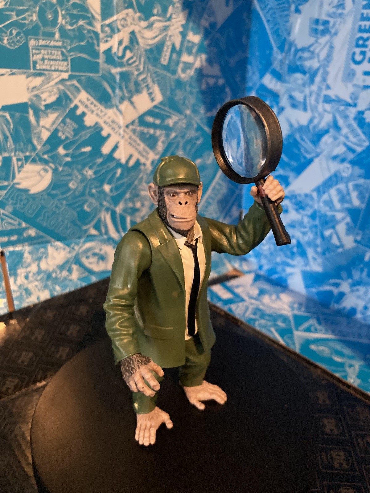 Detective Chimp Comic Style MAGNIFYING GLASS for Action Figures-Custom Fodder