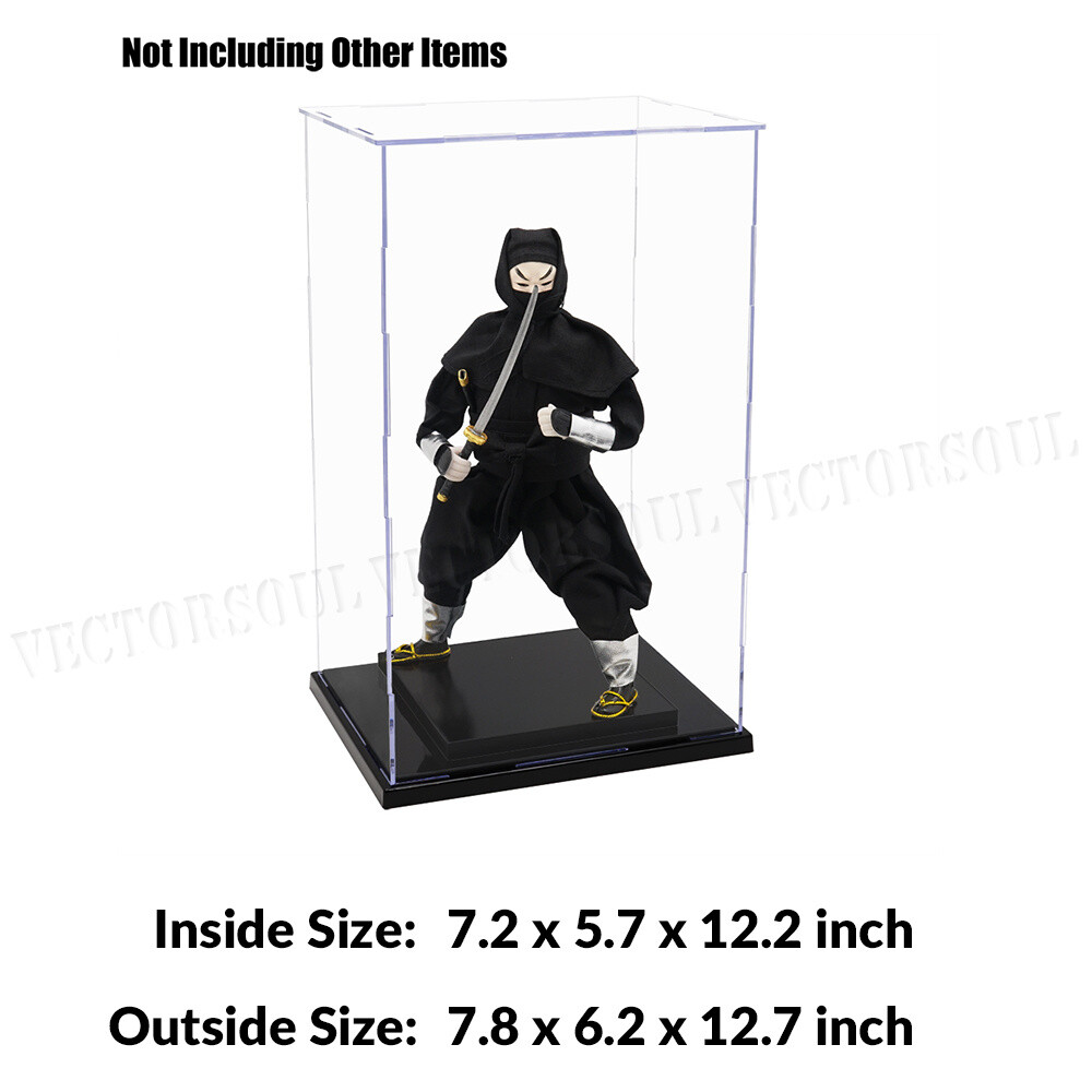 Acrylic Display Case Dustproof Box 1/6 Action Figures Large Collectibles US 16”