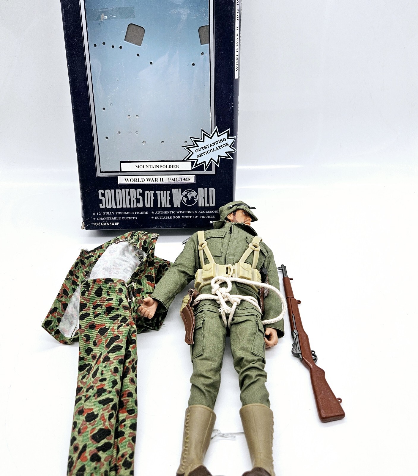 Soldiers of the World WWII Mountain Soldier 1941-1945 Complete in Box CIB