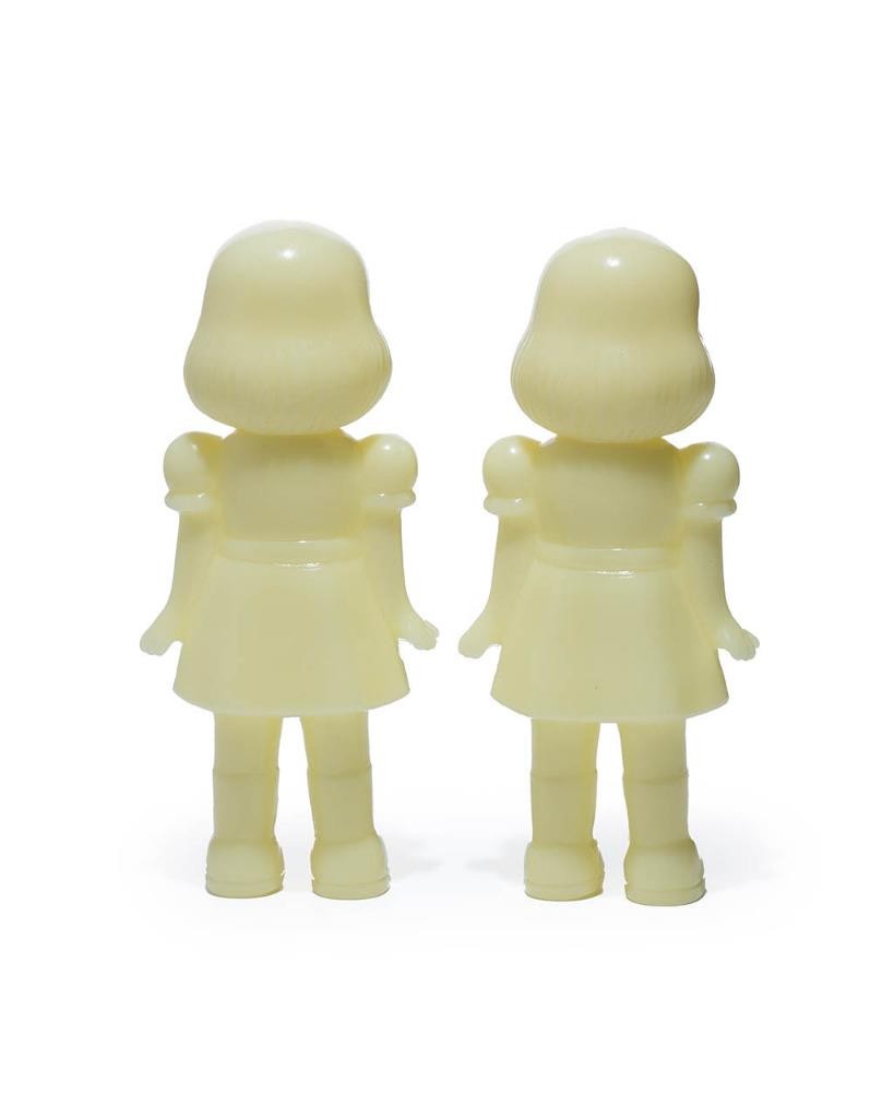 THE TWINS GID MINI VERSION SOFUBI SOFT VINYL FIGURE AWESOME TOY GLOW IN THE DARK
