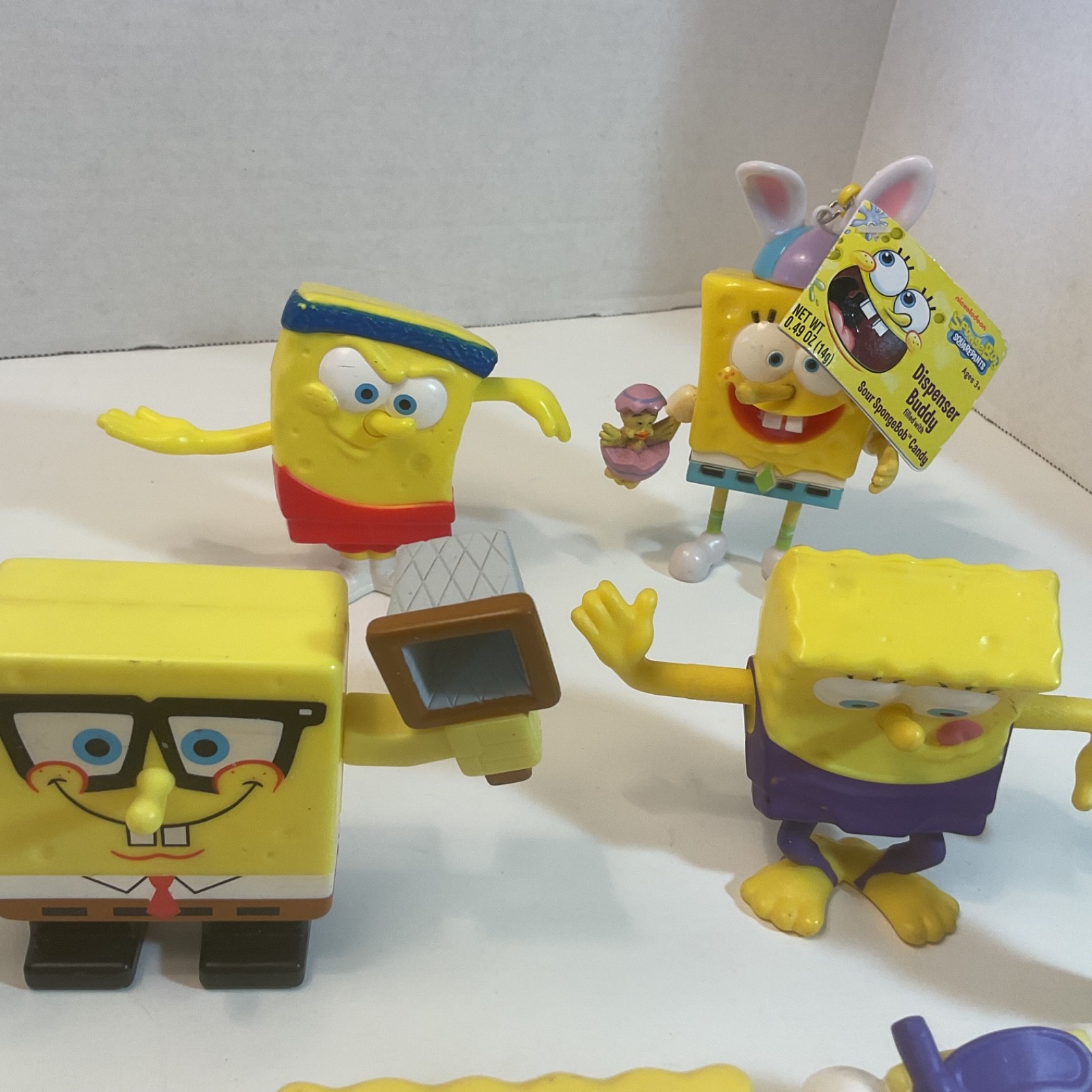 Nickelodeon SpongeBob SquarePants Figures Viacom Burger King Lot of 8
