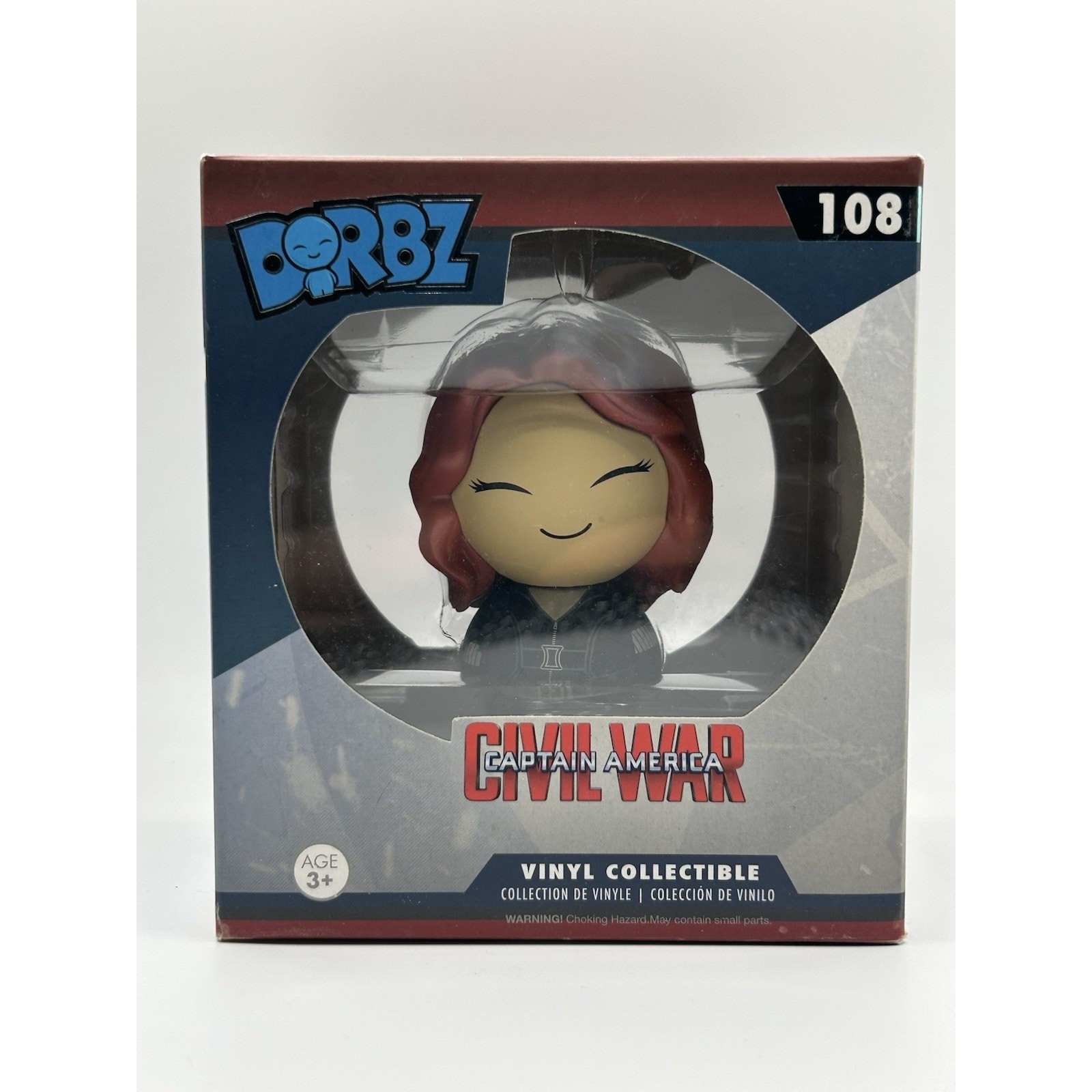 Funko Dorbz Marvel Captain America Civil War Black Widow 108 Vinyl Figure NEW