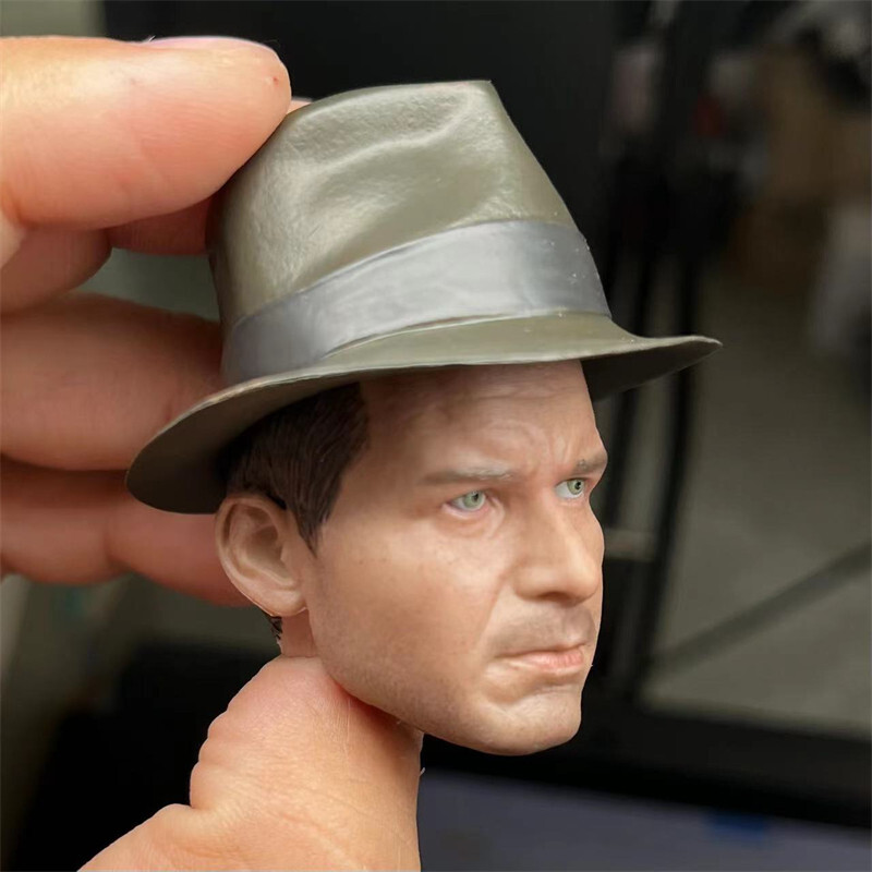 Delicate Painted 1/6 Scale The Harrison Ford Head Sculpt Fit 12&Prime; Figure A Style