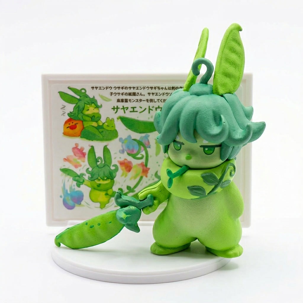Stand Stones Blind Box Gacha Vegetable Fruit Fairy Mouse Bunny Penguin Figure