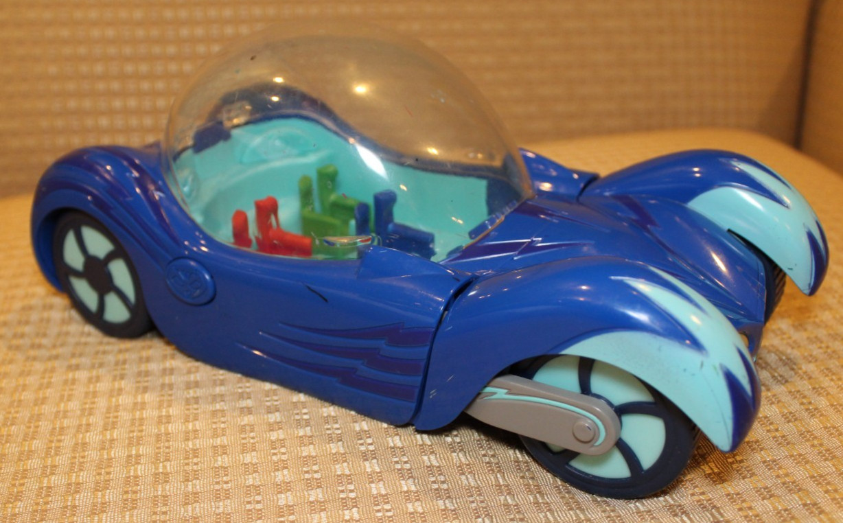 PJ Masks Deluxe CAT CAR Lights & Sound Vehicle WORKS