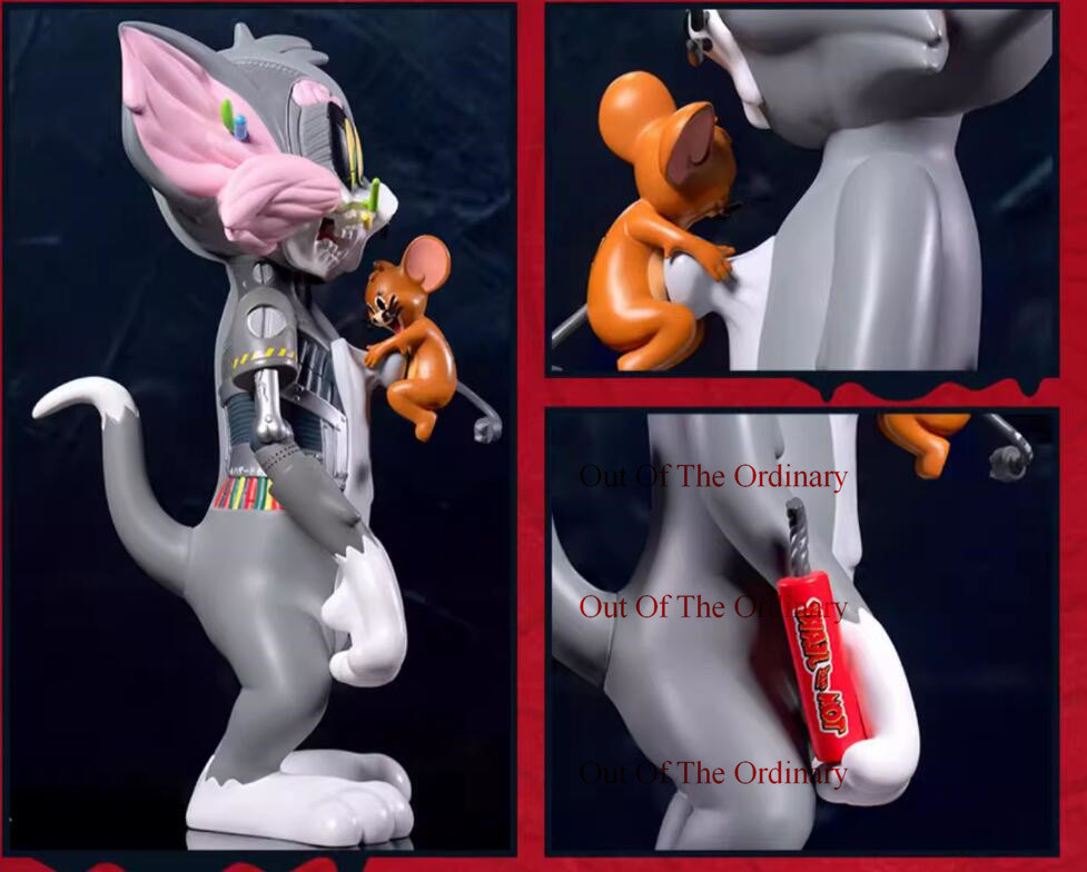 Soap Studio Mechanical Cat & Mouse Figures Limited Models Fashion Toys 30cmH