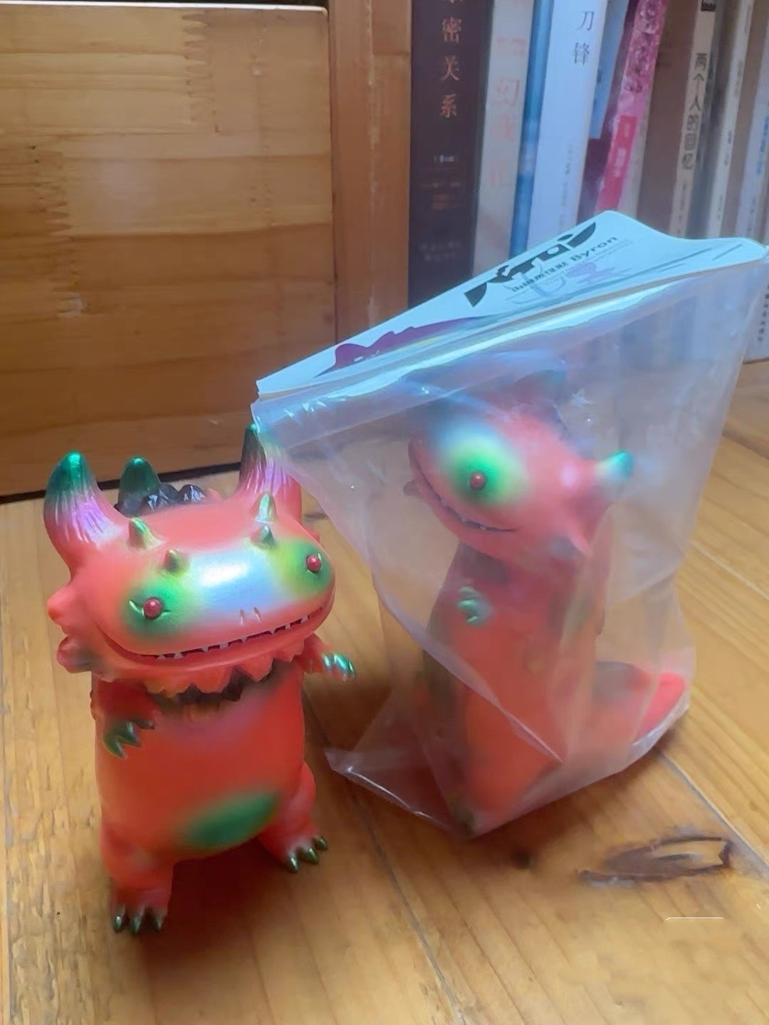 SHOKO NAKAZAWA RANGEAS×BYRON T9G Metal Green Orange Vinyl Figure SOFUBI-Set/2Pcs