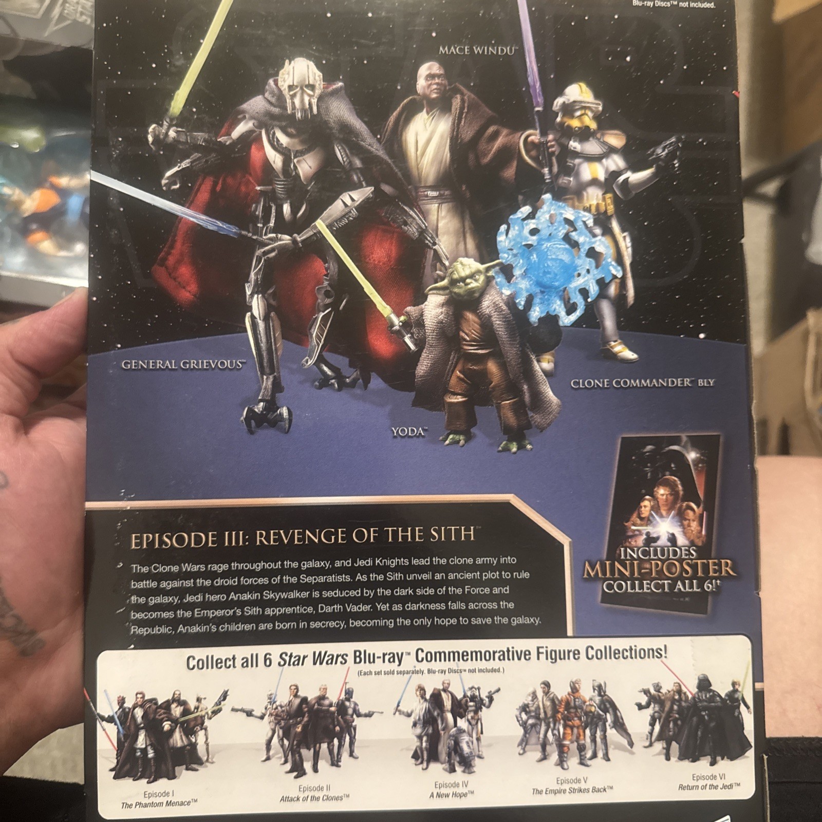 Star Wars Legacy Collection Multipacks Blu-Ray Set Episode III Action FigureS