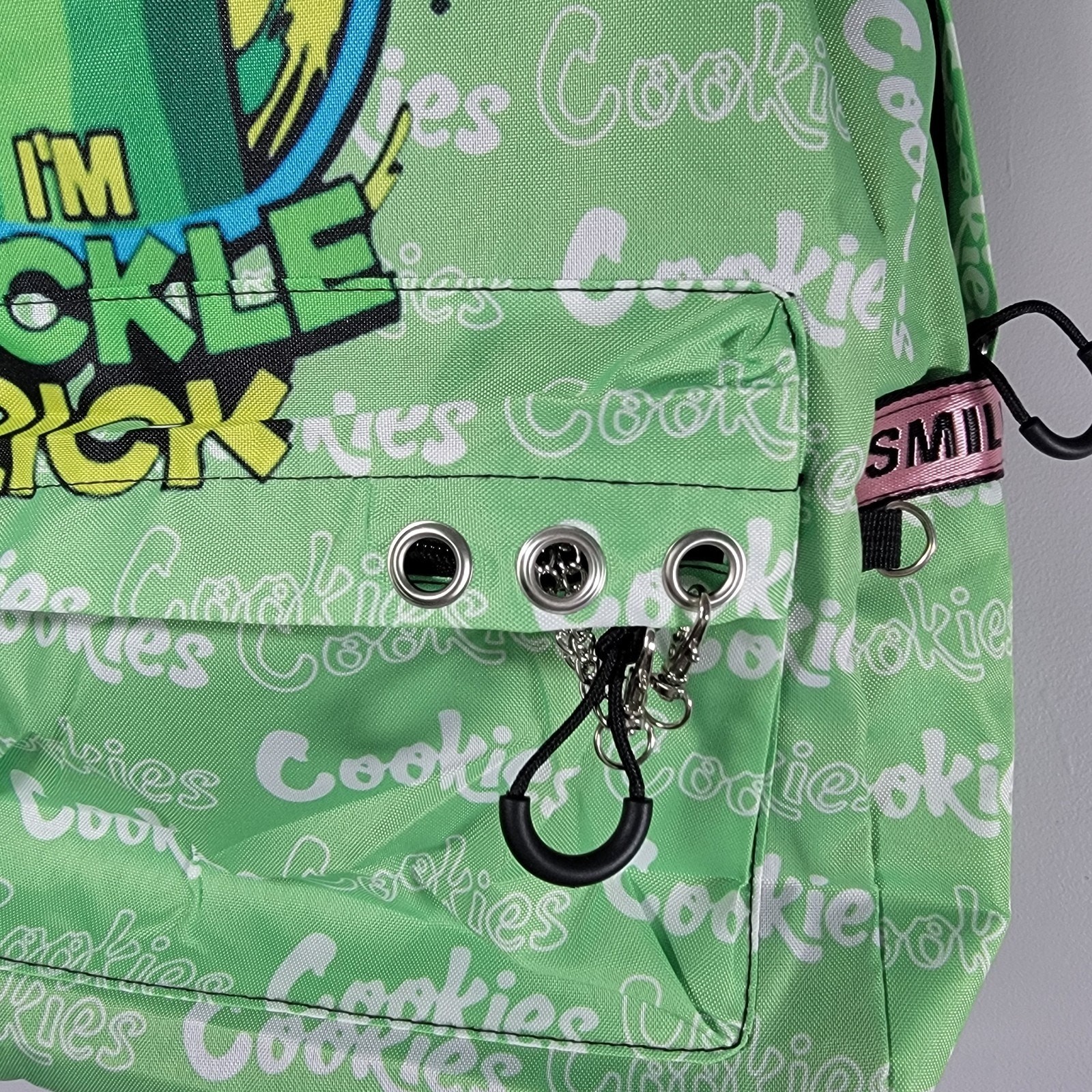 Rick and Morty Backpack Pickle Rick Cookies Bookbag Book Carrier School Bag