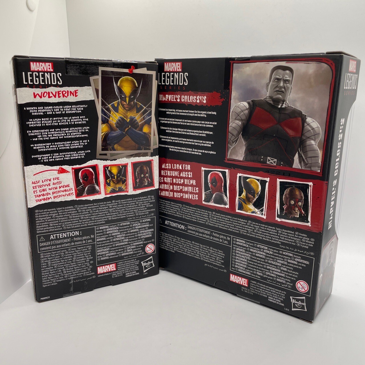 Hasbro Marvel Legends Series Wolverine Marvels Colossus Action Figures