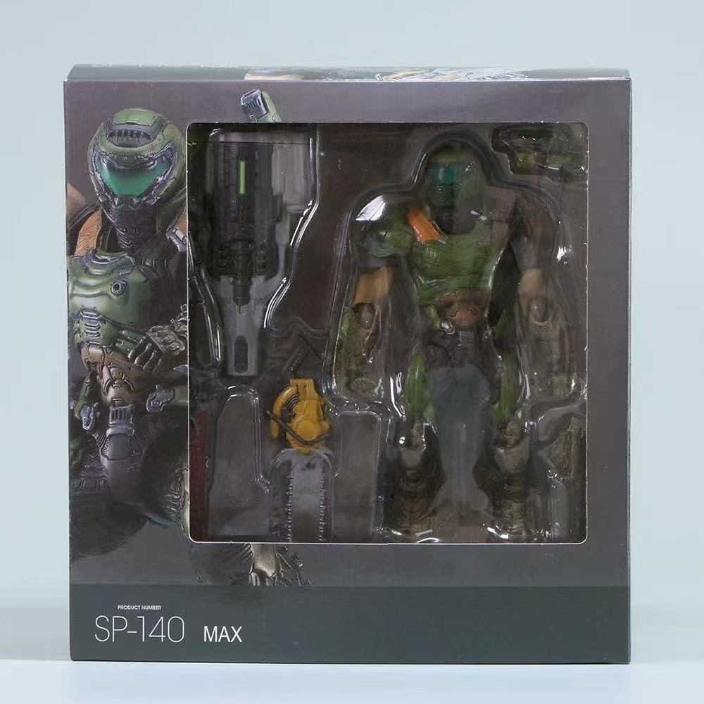 SP-140 Doom Eternal Doom Slayer Figma Action Figure Articulated Collectible Mode