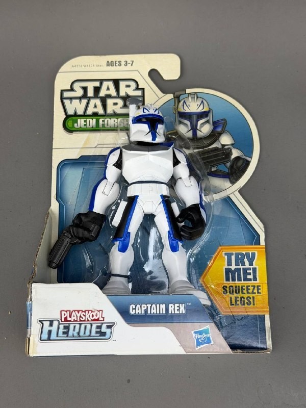 Star Wars Jedi Force Playskool Heroes Captain Rex Action Figure NEW