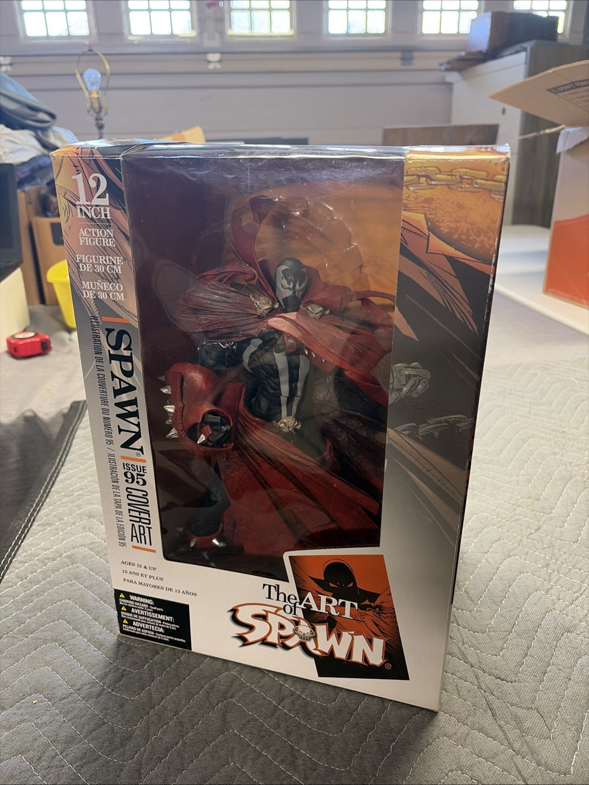 The Art of Spawn 2005 McFarlane i.095 Issue 95 Cover Art 12&Prime; Figure Open Box
