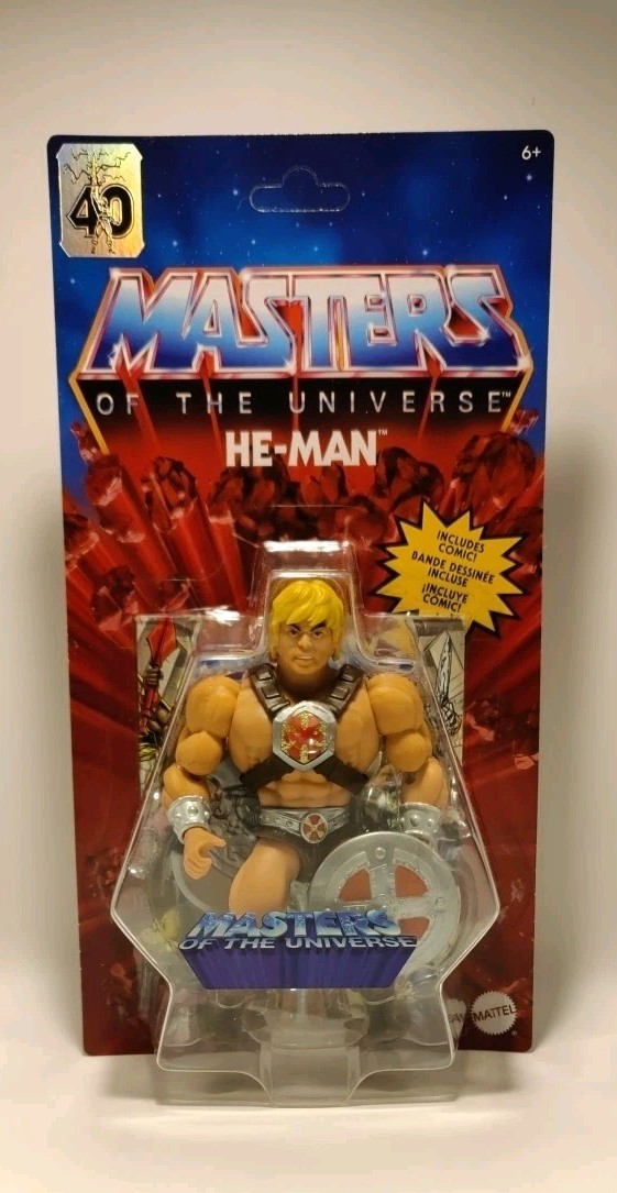 The Masters of the Universe He-Man Figure MOTU New Unpunched