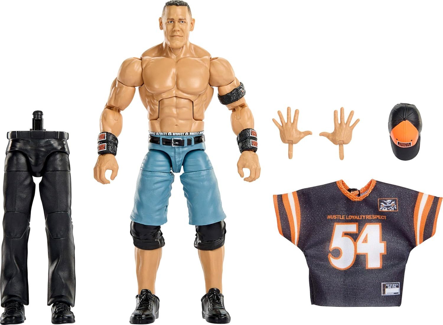Mattel WWE Elite Collection Action Figure & Accessories, Premium Live Event John