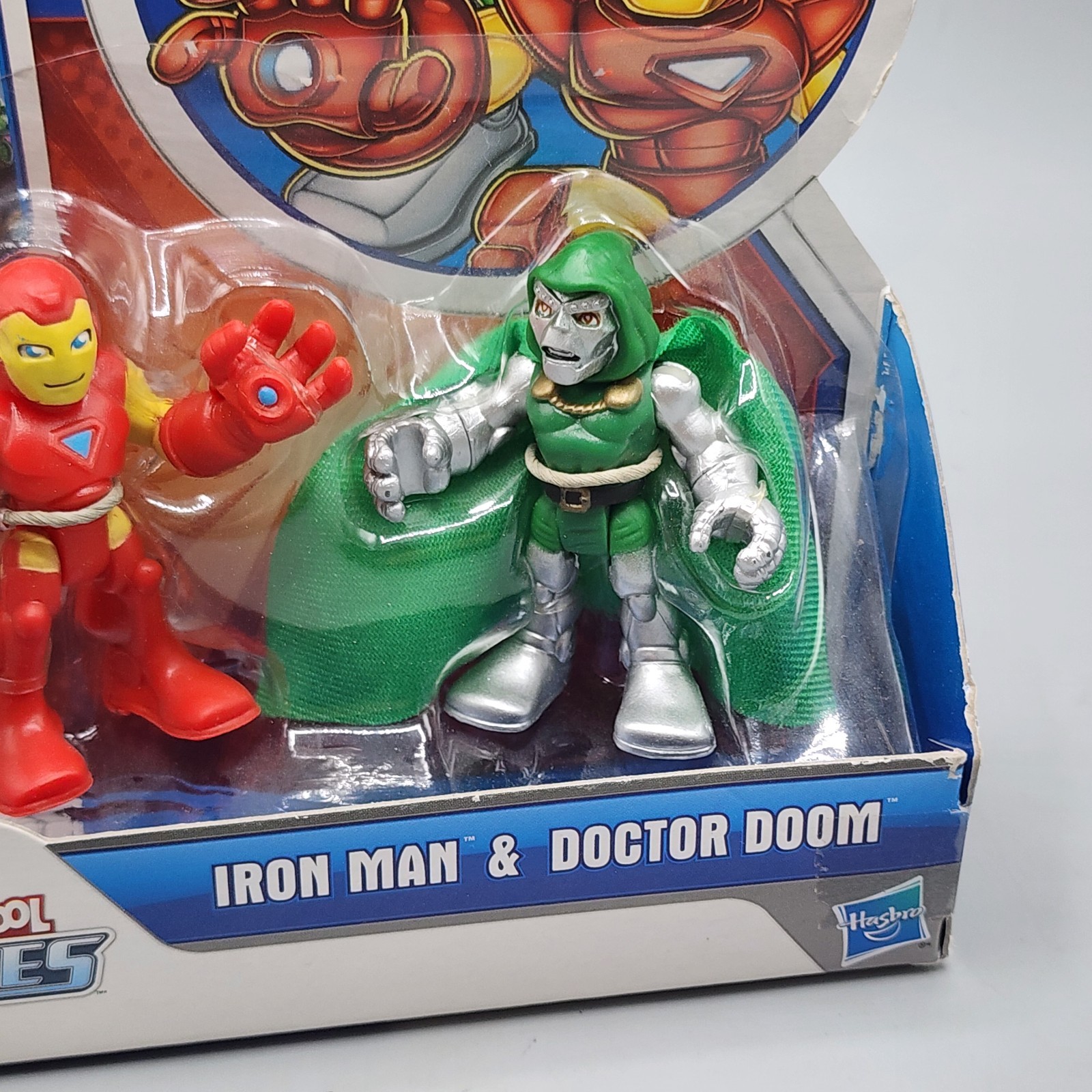 Marvel Super Hero Adventures Playskool Iron Man Doctor Doom – NEW