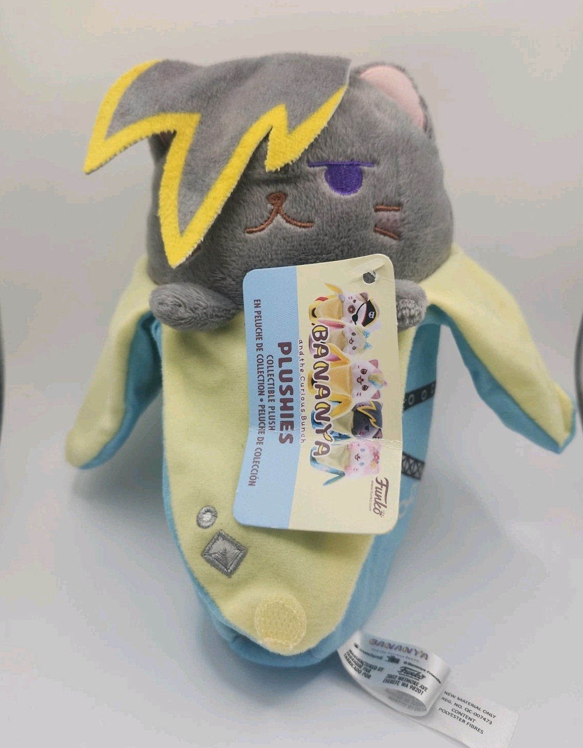 Funko Bananya and the Curious Bunch Plushie Emo Bananya 8&Prime; Crunchyroll Plush-S1
