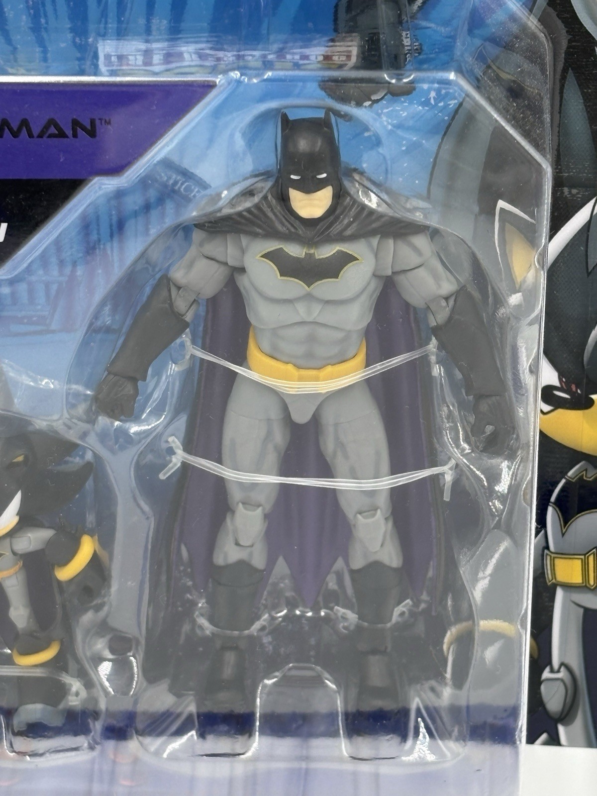 DC x Sonic The Hedgehog Batman and Shadow Action Figures