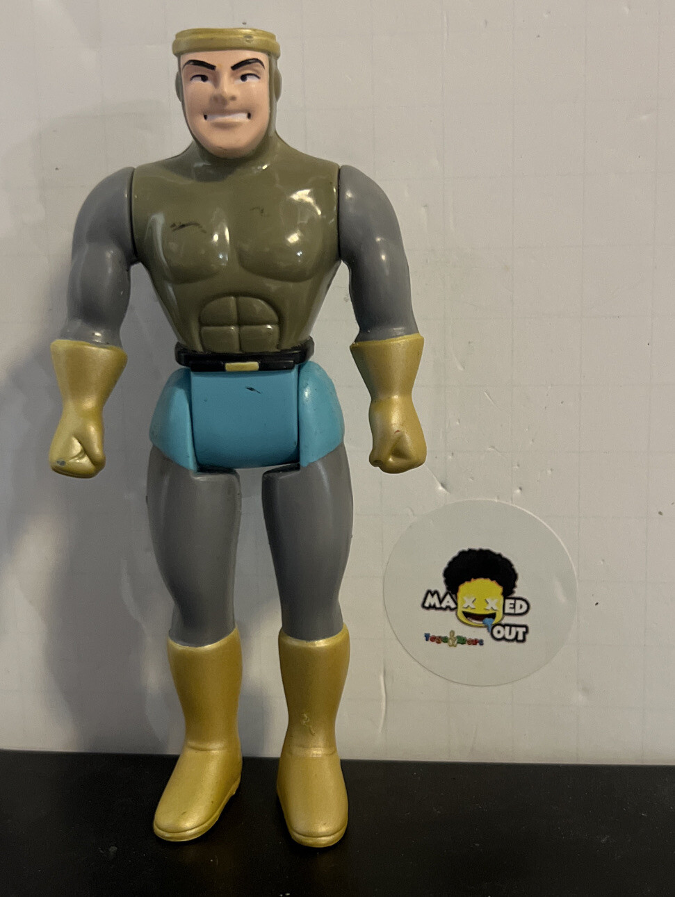 The Tick Human Bullet Action Figure Toy Bandai 1994 Vintage Collectible No Top