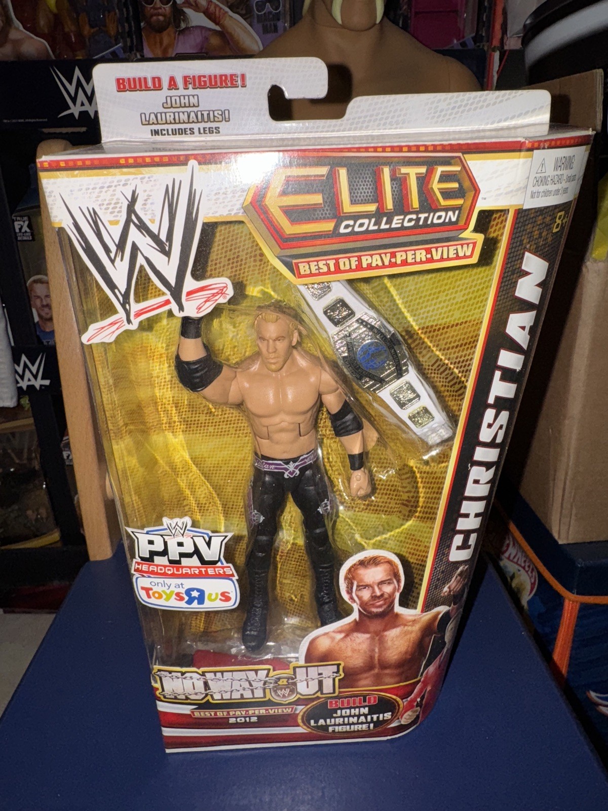 MINT WWE Elite Best of PPV No Way Out 2012 Christian Figure ToysRUs MOC NEW AEW