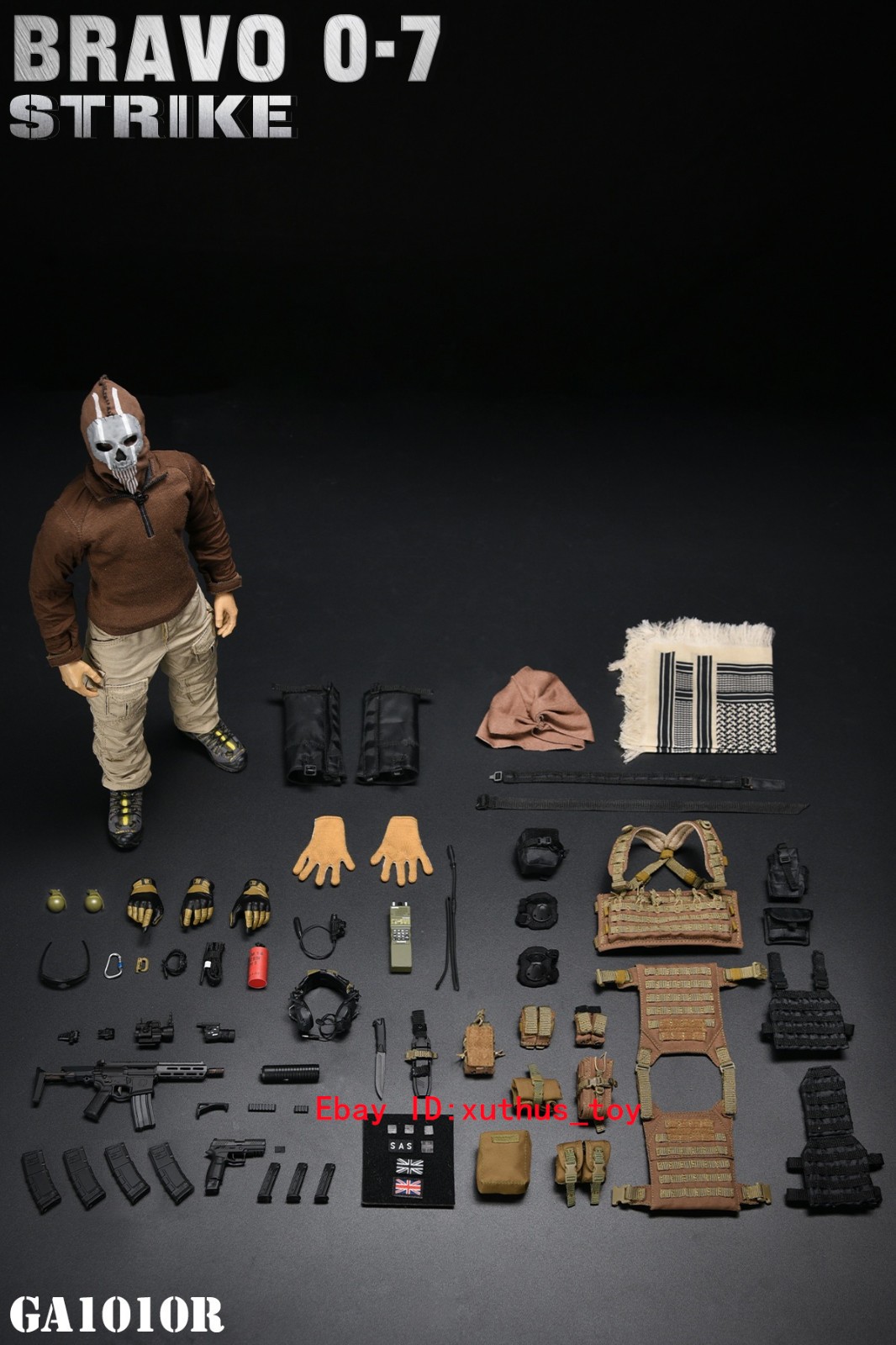 Pre-order General&rsquo;s Armoury Bravo 0-7 1/6 ghost GA1010R GA1010S Action Figure