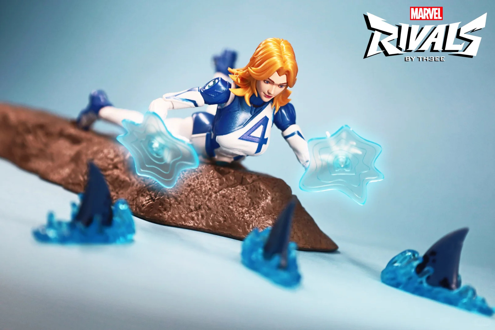 BLOKEES Marvel Rivals Champion Class Jeff & Invisible Woman Figures NEW In Stock