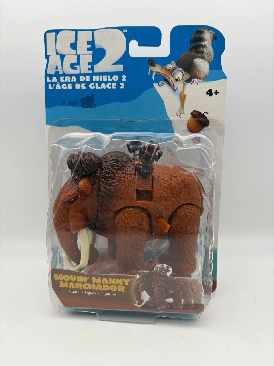 Ice Age 2 The Meltdown MOVIN&rsquo; MANNY action figure toy NEW SEALED Mattel Mammoth