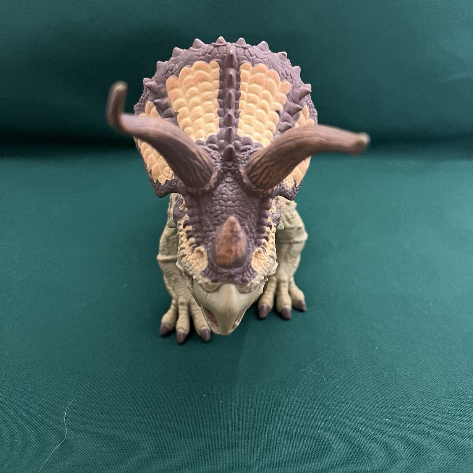 Lanard Primal Clash Dino Commander Triceratops 10” Figure – No Saddle
