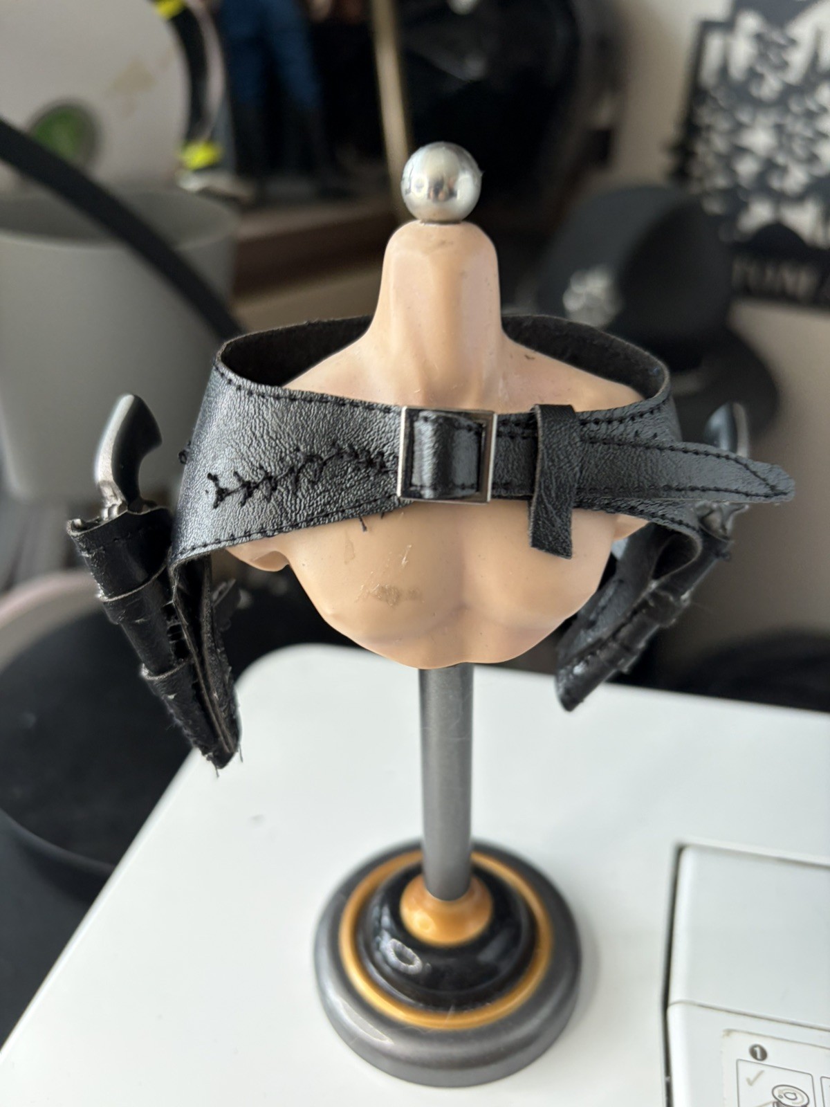OOAK 1/6 Scale…Basic Black..Western Double Holster Rig.