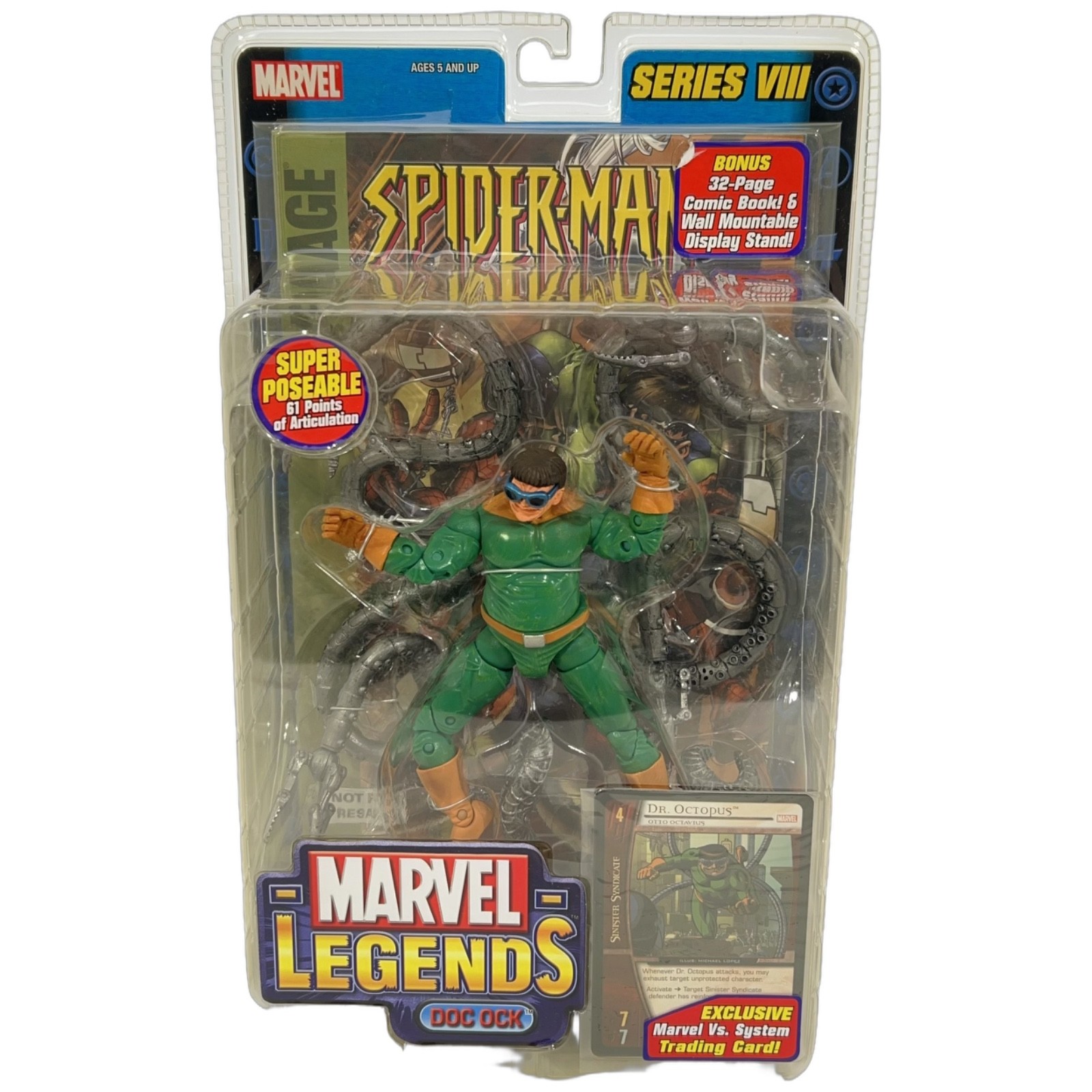 Marvel Legends Doc Ock 6&Prime; Action Figure ToyBiz Sealed New Series VIII