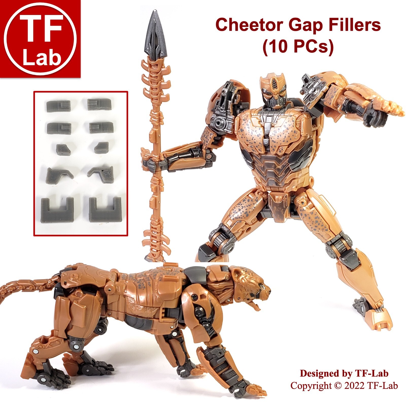 Gap Fillers Upgrade Kit for Transformers Studio Series 03 Gamer Optimus Prime