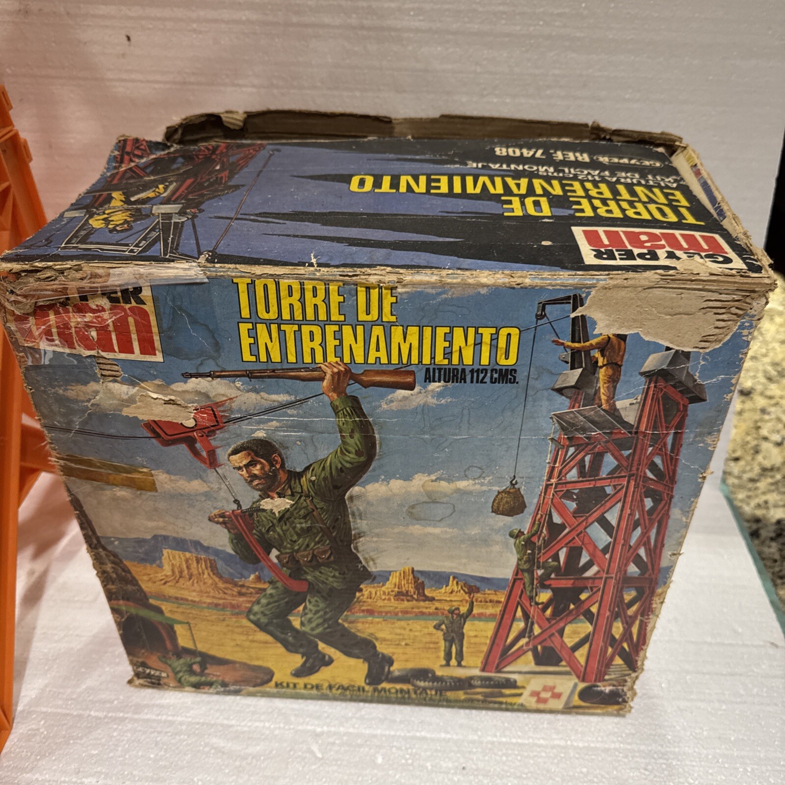 Geyper Man ACTION MAN TRAINING TOWER Spanish Version MANUAL, Not Complete