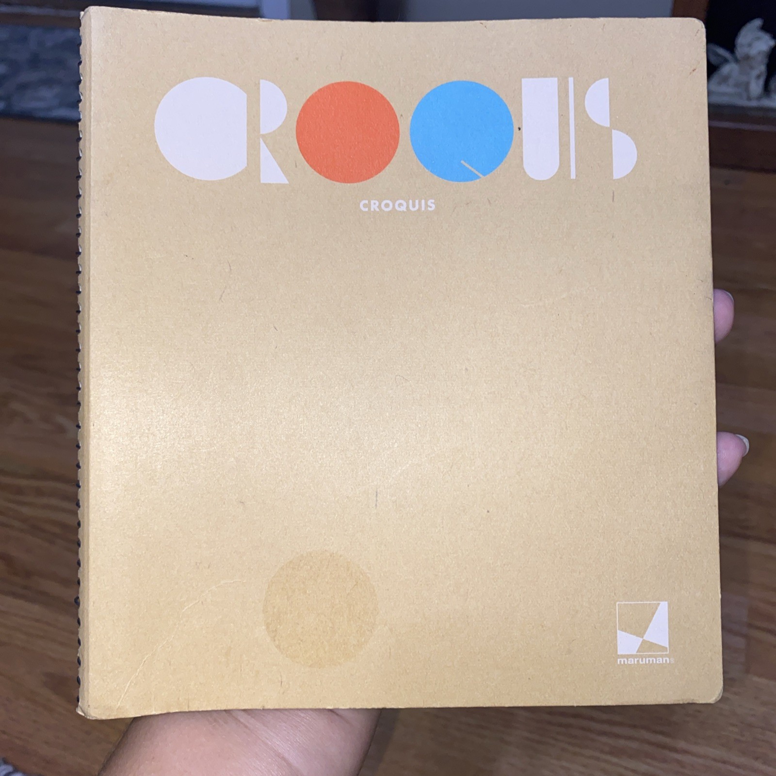 Maruman croquis white sketch paper 176 x 155mm Used
