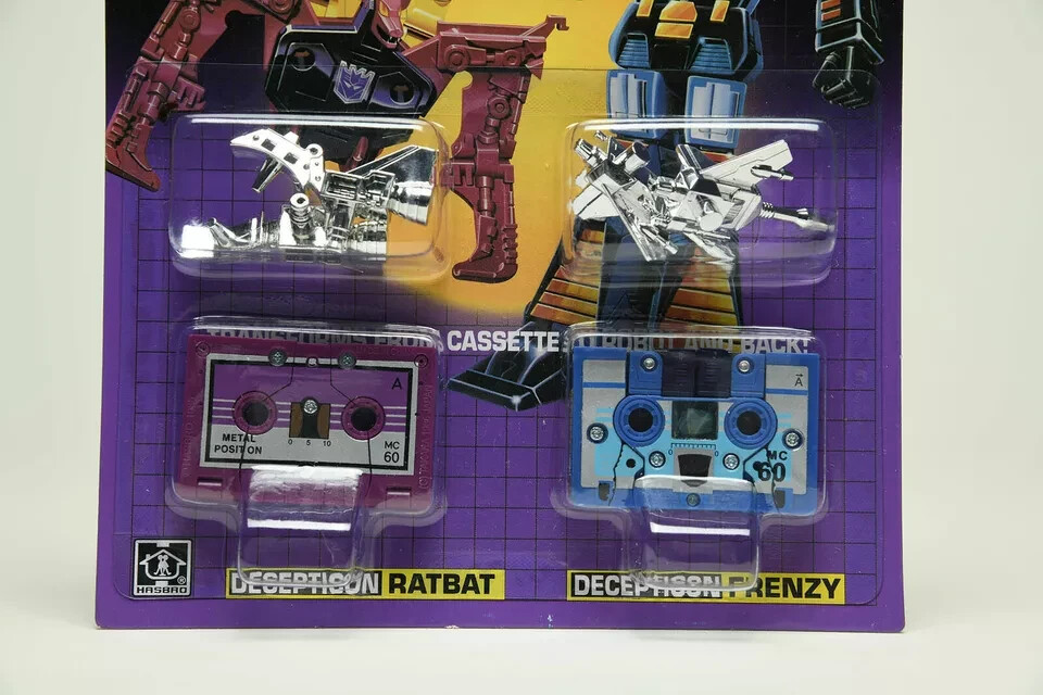 SALE Transformers G1 Reissue Cassette Decepticon RATBAT FRENZY Gift Toys