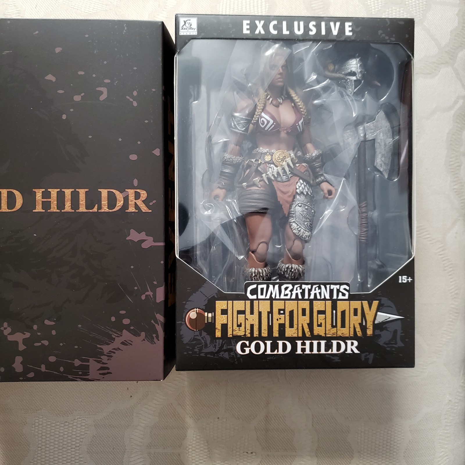 Xesray Studio Combatants Fight for Glory Gold Hildr Exclusive Action Figure EX