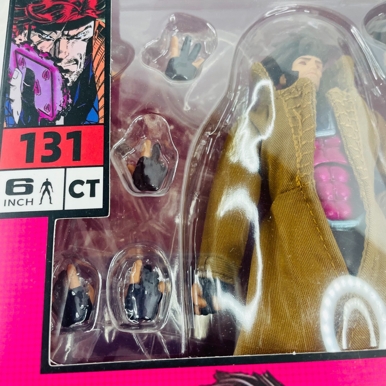 Gambit X-Men Comic Version w/Accessory 6&Prime; Action Figure CT Toys #131 New Box