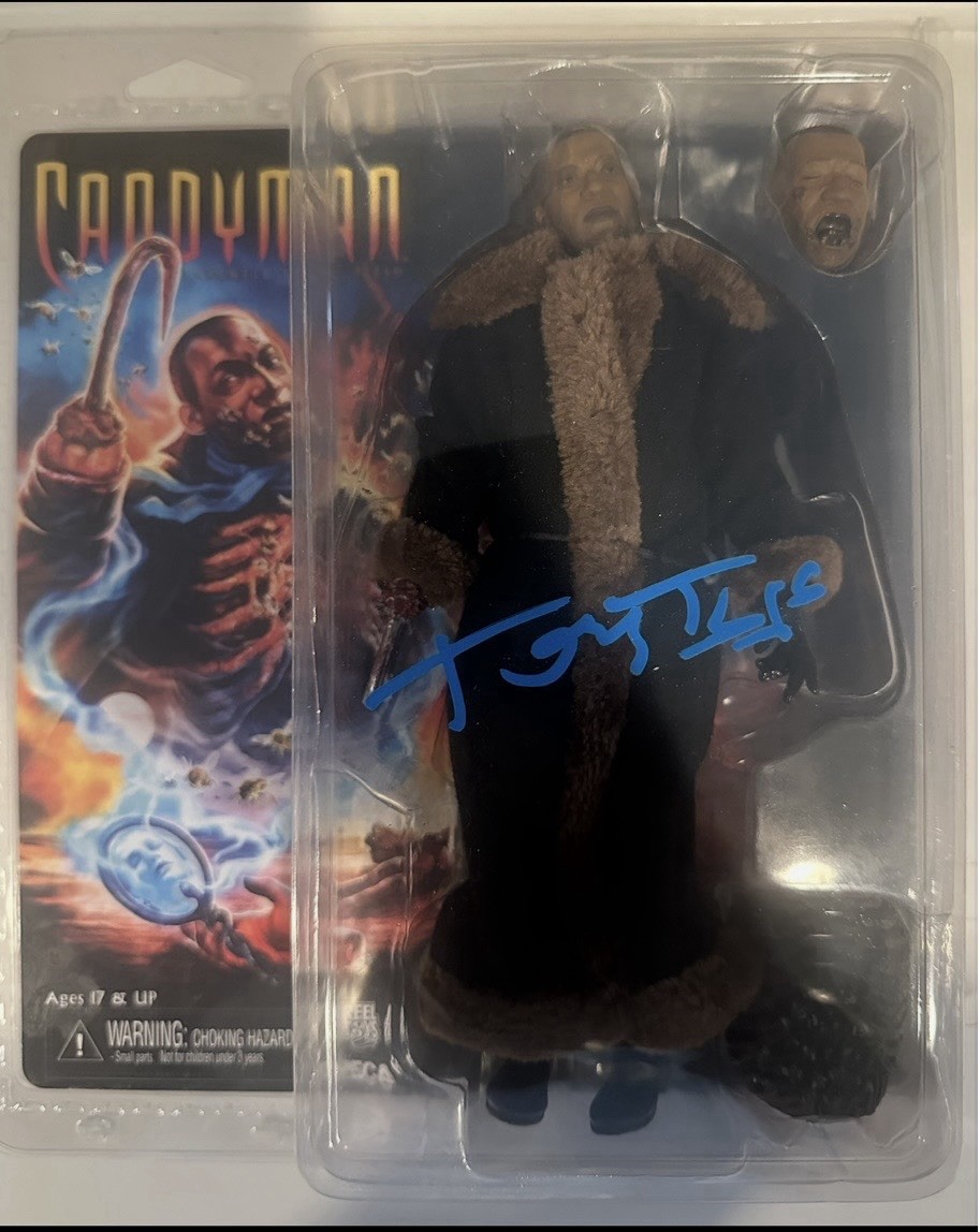 NECA Candyman action figure signed by Tony Todd JSA Certified