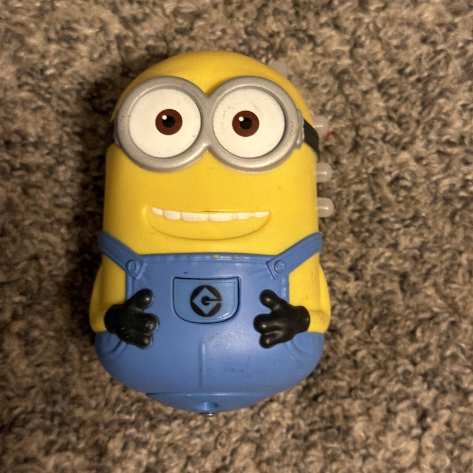 Spinning Bob Minions Despicable Me Thinkway Toys Light & Spin No Launcher Works
