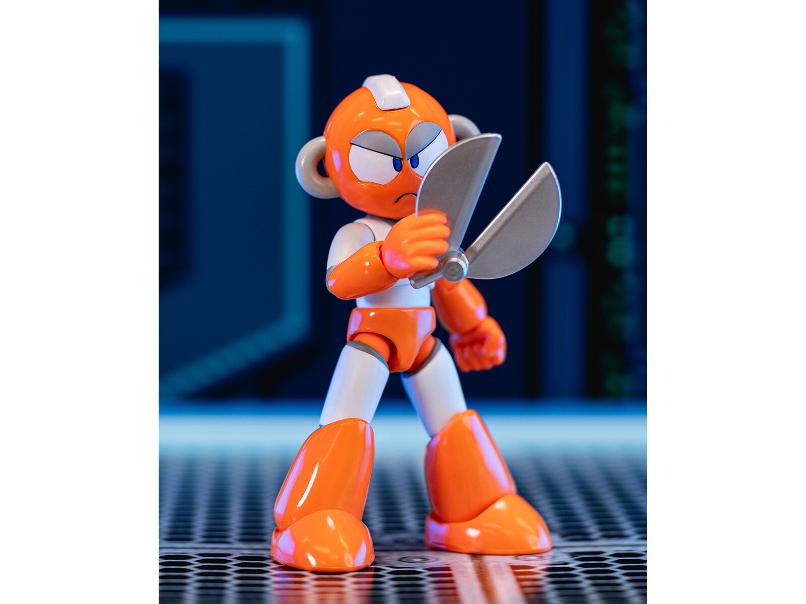 CUT MAN 4.5&Prime; MOVEABLE FIGURE W/ACCESSORIES & ALTERNATES « MEGA MAN » JADA 34509