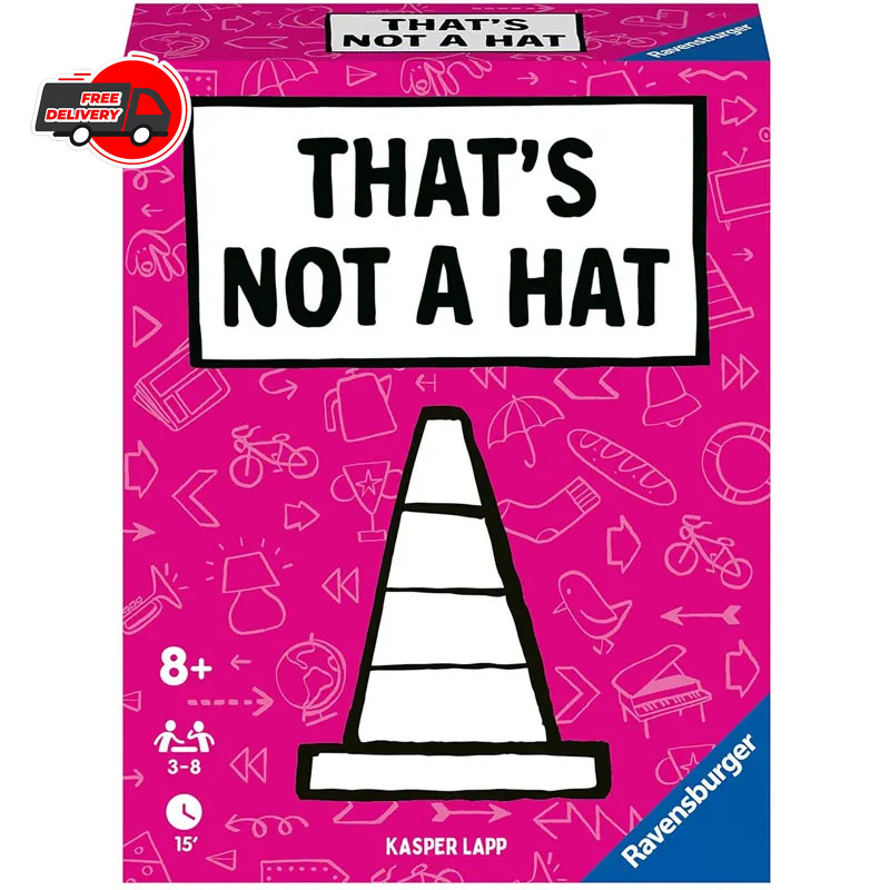 That&rsquo;s Not A Hat-Fun Bluffing & Memory Party Game for All Ages Components